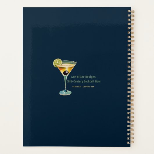 マルティーニ宇宙旅行ポスター飛行機搭乗員 プランナー手帳 (裏面)