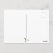 マルティーニ宇宙旅行ポスター飛行機搭乗員 ポストカード (裏面)