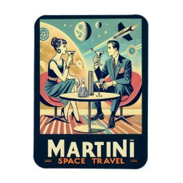 マルティーニ宇宙旅行ポスター フライトクルー マグネット