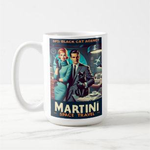マルティーニ宇宙旅行ポスター SP5 ブラックキャットエージェンシー コーヒーマグカップ