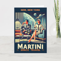 マルティーニ宇宙旅行ポスターNew, New York