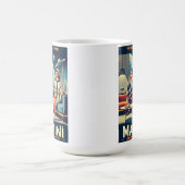 マルティーニ宇宙旅行ポスターNew, New York コーヒーマグカップ (中央)