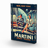 マルティーニ宇宙旅行ポスターNew, New York フォトブロック (右)