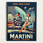 マルティーニ宇宙旅行ポスターNew, New York プランナー手帳 (正面)