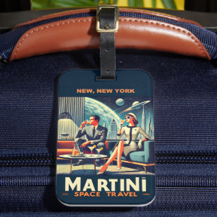 マルティーニ宇宙旅行ポスターNew, New York ラゲッジタグ