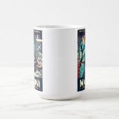 マルティーニ宇宙旅行ポスターSP5：ブラックキャットエージェンシー コーヒーマグカップ (中央)