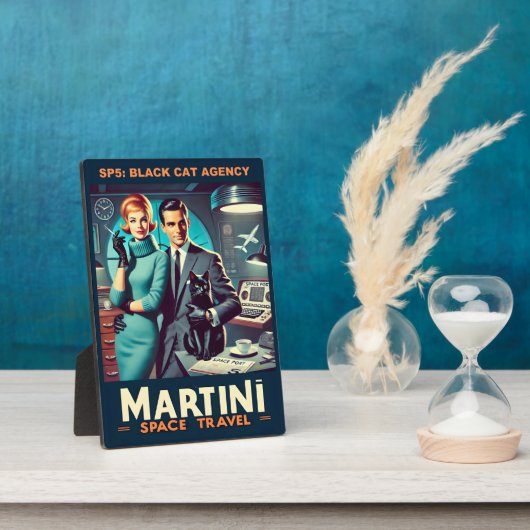 マルティーニ宇宙旅行ポスターSP5:ブラックキャットエージェンシー フォトプラーク (側面)