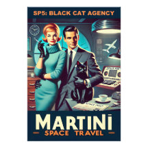 マルティーニ宇宙旅行ポスターSP5：ブラックキャットエージェンシー