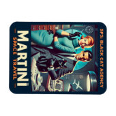 マルティーニ宇宙旅行ポスターSP5:ブラックキャットエージェンシー マグネット (横)