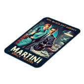 マルティーニ宇宙旅行ポスターSP5:ブラックキャットエージェンシー マグネット (左側)