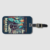 マルティーニ宇宙旅行ポスターSP5:ブラックキャットエージェンシー ラゲッジタグ (正面横)