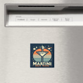マルティーニ宇宙旅行リフトオフロゴ マグネット (インサイチュ (食洗機))