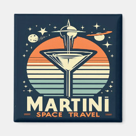 マルティーニ宇宙旅行リフトオフロゴ マグネット