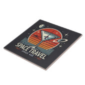 マルティーニ宇宙旅行 1957 スペースエイジ ロゴ タイル (側面)