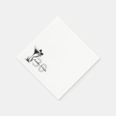 マルティーニ弓 スタンダードカクテルナプキン (角)