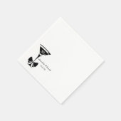 マルティーニ弓 スタンダードカクテルナプキン (角)