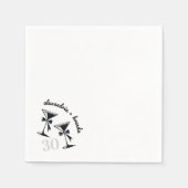 マルティーニ弓 スタンダードカクテルナプキン (正面)