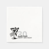 マルティーニ弓 スタンダードカクテルナプキン (正面)