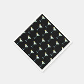 マルティーニ愛好家カクテルグラスバーテンダーアルコール スタンダードカクテルナプキン (角)