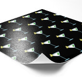 マルティーニ愛好家カクテルグラスバーテンダーアルコール フォトプリント            (角)