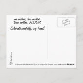 マルティーニ時間!はがき ポストカード (裏面)