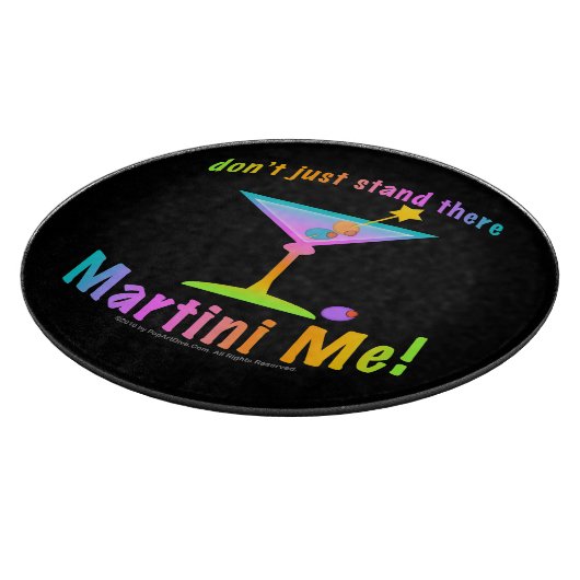 マルティーニ私! ガラスまな板 カッティングボード (角)