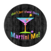 マルティーニ私! ガラスまな板 カッティングボード (正面)
