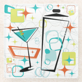 マルティーニ精力的の! ガラスコースター