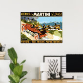 マルティーニ自動車 ポスター (ホームオフィス)
