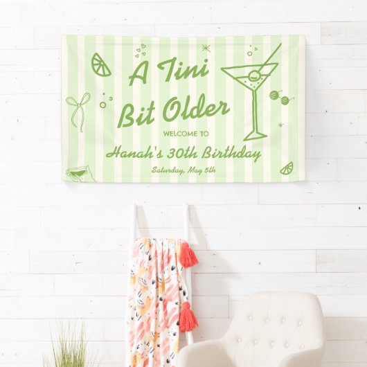 マルティーニ誕生日パーティーへようこそ 横断幕 (インサイチュ)