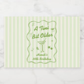 マルティーニ誕生日パーティー リキュールボトルラベル (シングルラベル)