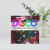 マルティーニ鏡ボールディスコパーティー 招待状 (スタンド正面)