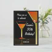 マルティーニ・カクテル・バースデー・パーティー 招待状 (スタンド正面)