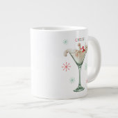 マルティーニ·グラスの猫 ジャンボコーヒーマグカップ (正面右)