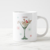 マルティーニ·グラスの猫 ジャンボコーヒーマグカップ (右)