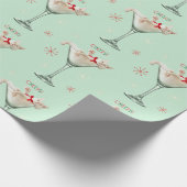 マルティーニ·グラスの猫 ラッピングペーパー (角)