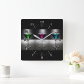 マルティーニ スクエア壁時計 (ホーム)