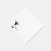 マルティーニ・スパークル スタンダードカクテルナプキン (角)