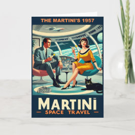 マルティーニ・スペース・トラベル・ポスター 1957年 カード