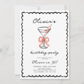 マルティーニ&ボウトレンディーバースデーパーティー 招待状 (正面)
