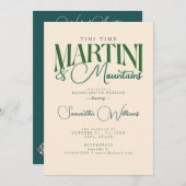 マルティーニ&マウンテンズグランプバチェロレッテ週末 招待状 (正面/裏面)