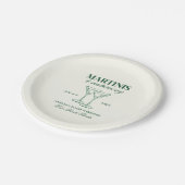 マルティーニ&マトリモニーバチェロレッテ週末 ペーパープレート (アングル)