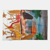 マルティーニ・メルメイズのアートキッチンとバスタブのハンドタオル キッチンタオル (横)