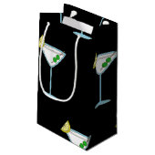 マルティーニ·ラヴァーズカクテルグラス·バーテンダー·アルコール スモールペーパーバッグ (裏面アングル)