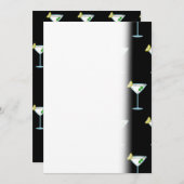 マルティーニ·ラヴァーズカクテルグラス·バーテンダー·アルコール セーブザデート (正面/裏面)