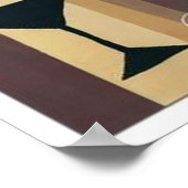 マルティーニ(茶色ストライプの) ポスター (角)