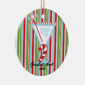 マルティーニGlass Christmas Ornamentすばらしい叔母さん セラミックオーナメント (右)