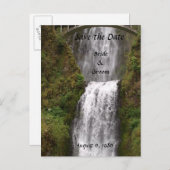 マルティーマ・フォールズと橋のウェディング 案内ポストカード (正面/裏面)