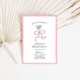 マルティ予測できなニボウハンドドロードブライダルシャワー 招待状