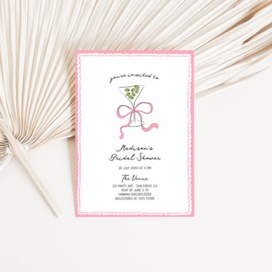 マルティ予測できなニボウハンドドロードブライダルシャワー 招待状